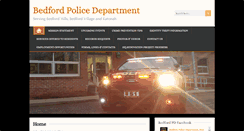 Desktop Screenshot of bedfordpoliceny.org